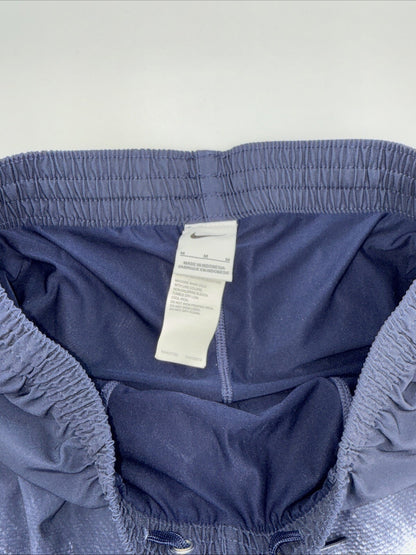 NIKE Men’s Shorts Swim Trunks NESSF547 Content Volley 9”- Navy/Blue -Medium -New