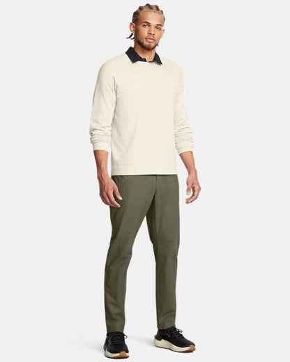 $150 Under Armour Men's Tour Tips Sweater - White - Medium - New With Tag