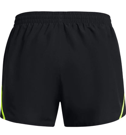 Under Armour Women’s Running Shorts 3 Inch Lightweight Zip Pocket-Black- Medium