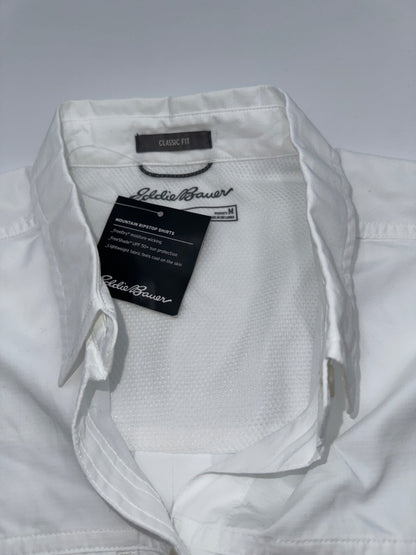 $60 Eddie Braun Women’s Mountain Ripstop Shirt - White - Medium - New with tag