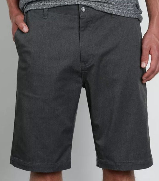Volcom Men’s Vmonty Stretch 10”Shorts - Charcoal Heather- Size: 30-New With Tags