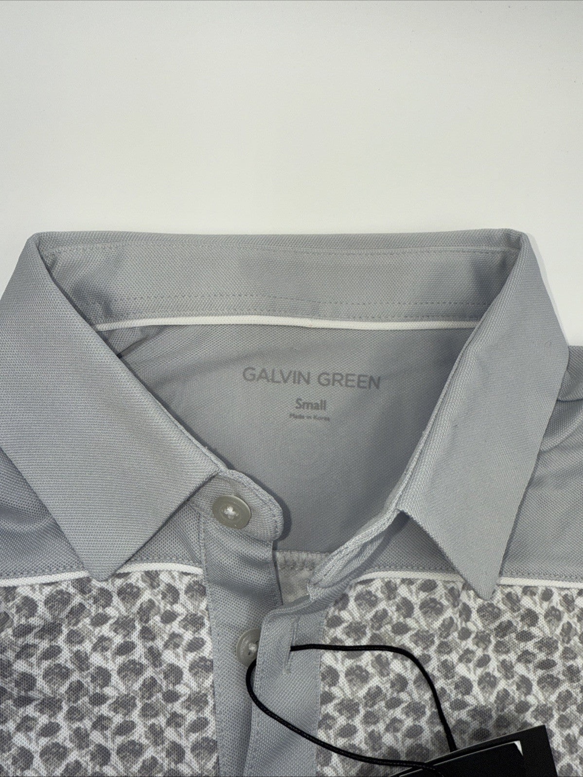 $100 Galvin Green Men’s Millard Golf Shirt Polo- Cool Grey - Small -New Tags