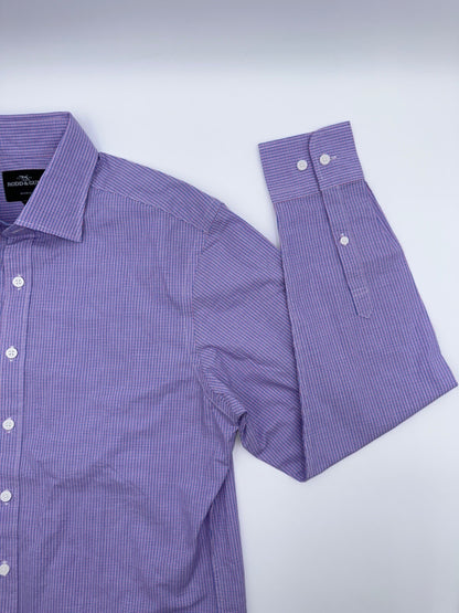 $125 Rodd and Gunn Men's Care Runaway Long Slv Button Up Shirt-Blue/Red-Medium