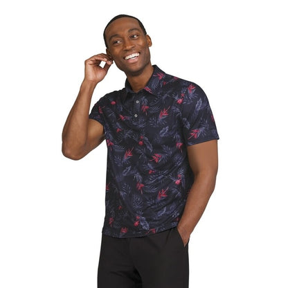 $50 Chaps Men’s Classic Fit  Golf Polo Shirt - Black - Medium - New with tag