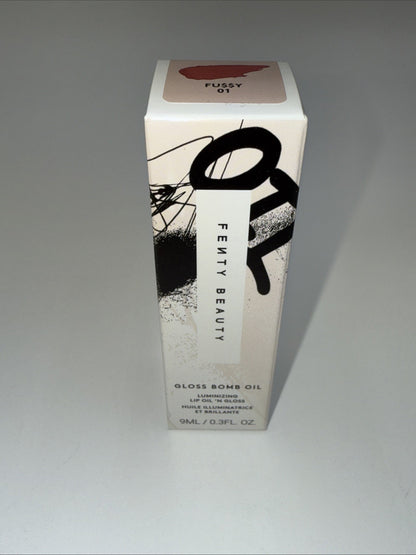 Fenty Beauty FUSSY 01 by Rihanna Gloss Bomb Oil - 9mL / 0.3 fl. oz.- New Fresh