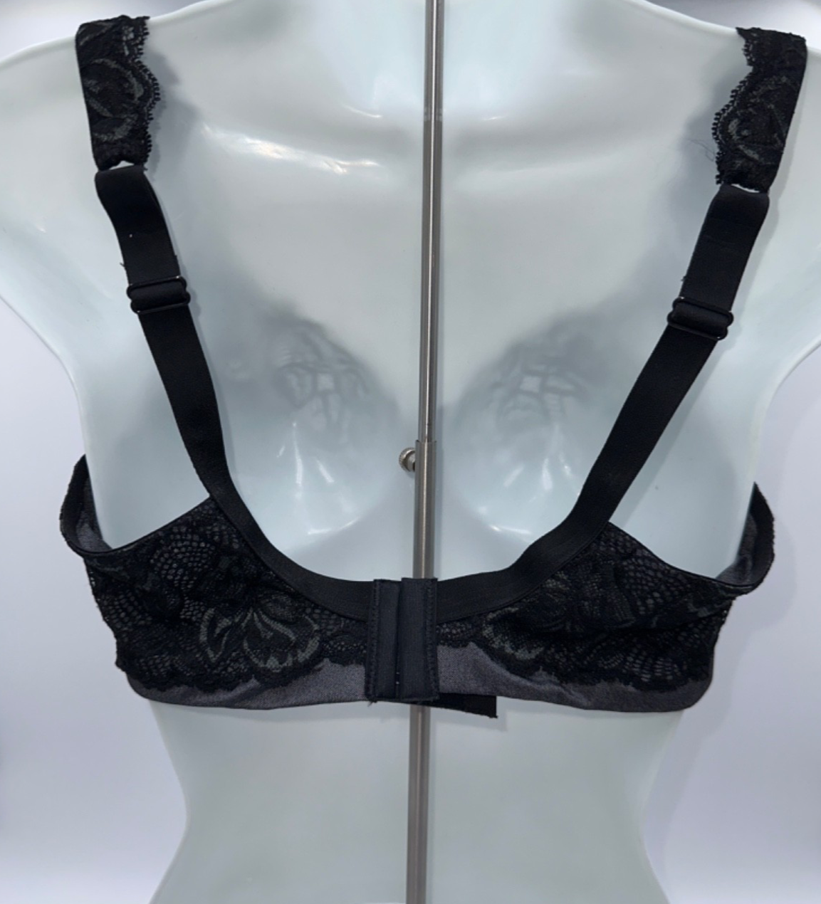 $48 Bali Women’s Lift Lace Desire Underwire Bra Adjustable Comfort U Straps-38D