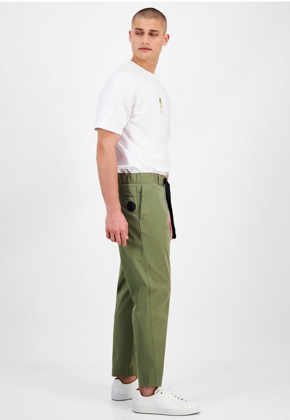 $138 HUGO HUGO Men’s Geiko Woven Pants Trousers- Open Green- Size: Medium-New