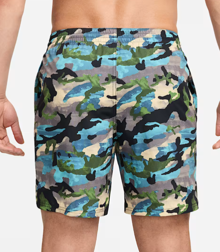 $68 NIKE Men’s-Swim 7” Volley Swim Shorts- Classic Camo- Medium- New Tag