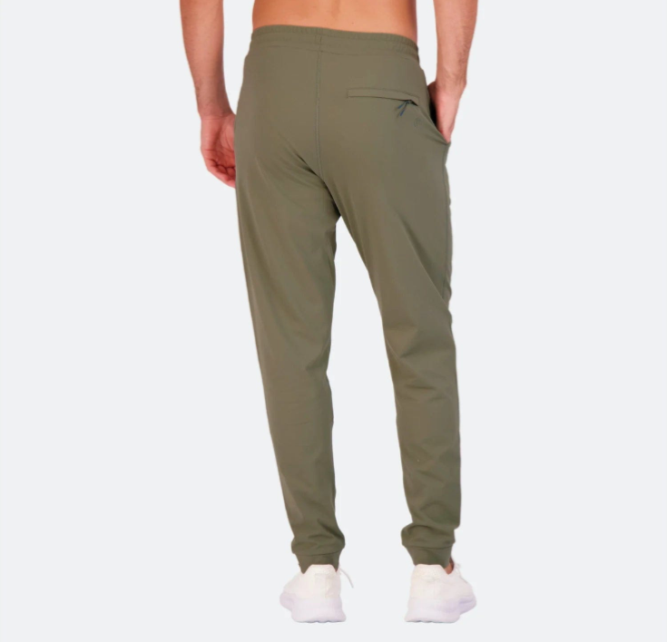 $80 Vapor Apparel Men’s- Alto Joggers - Olive Branch Green- Small-New Tag
