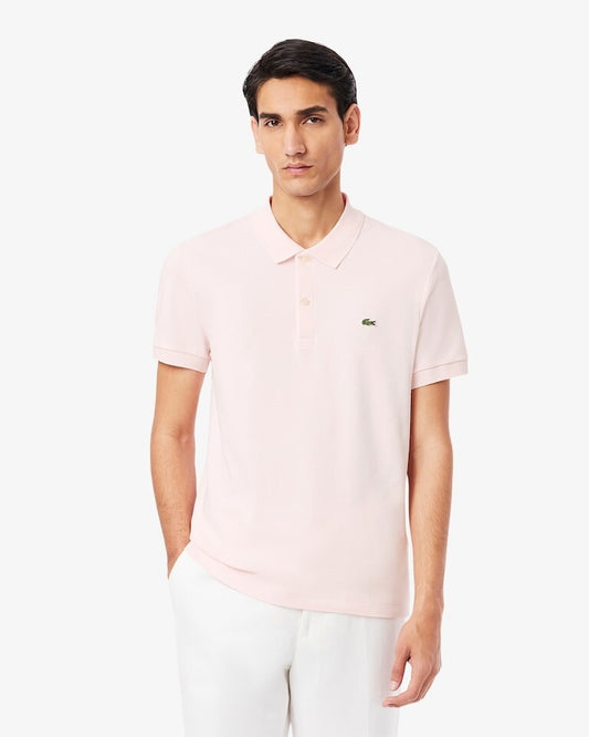 $110 Lacoste Men’s Regular Fit Pima Cotton Polo - Light Pink - Large - New