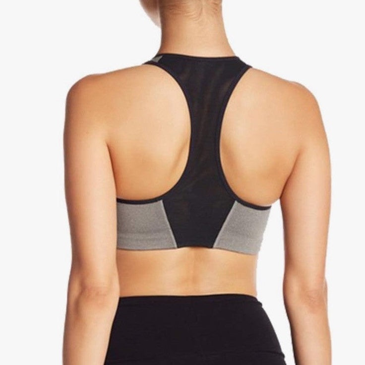 $42 Nike Women's Victory Shape Sports Bra -Grey/Black- Medium
