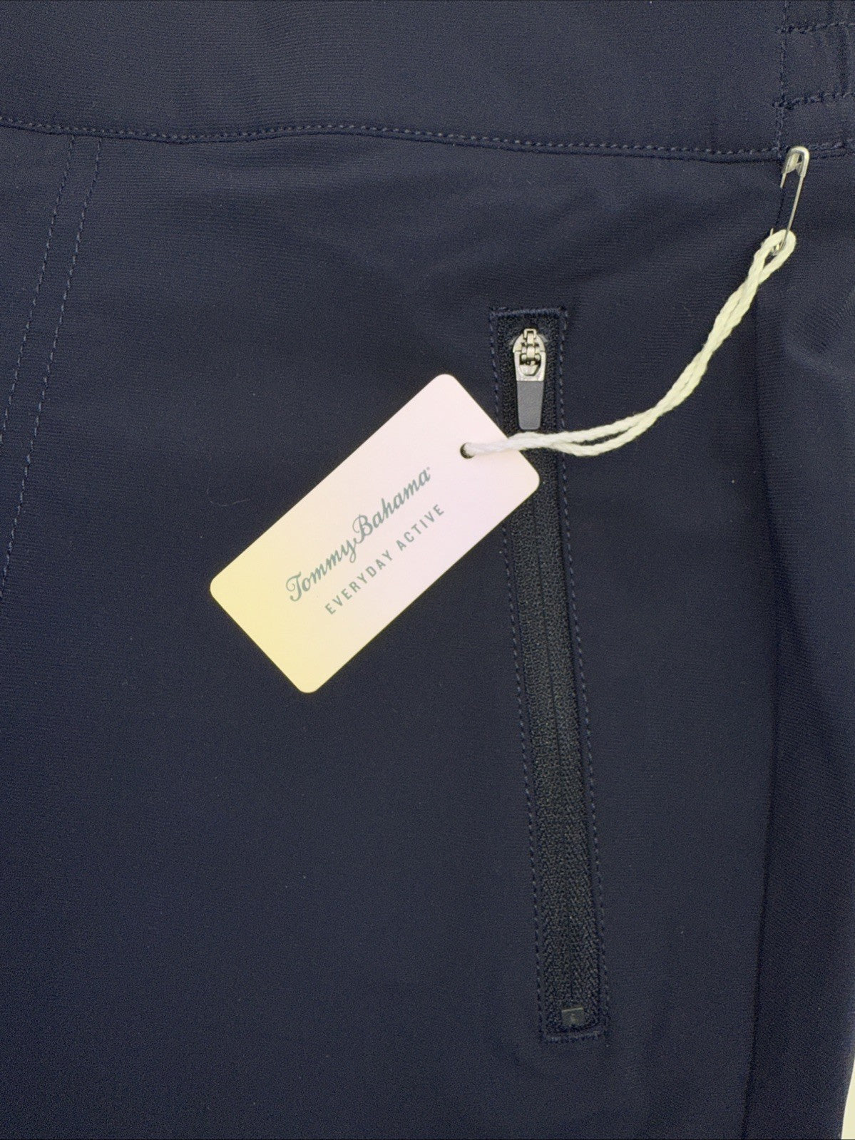 $98 Tommy Bahama Active Lightweight Stretch Pull On Pants-Navy- Medium -New Tag