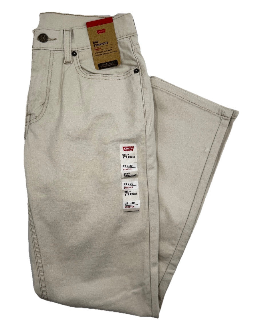 Levi's Men’s 514 Straight Fit Twill Pants-Pumice Stone-29W 30L