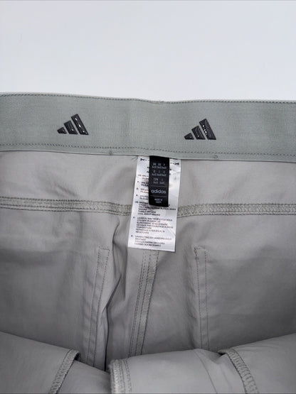 $80 Adidas Ultimate 365 Men's Tapered Golf Pants ADVR0856- Grey-34W 32L-New Tags