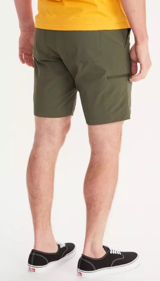 $65 MARMOT Men's Arch Rock Outdoor Hiking Stretch 9” Shorts-Nori Green- 38W-New