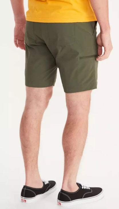 $65 MARMOT Men's Arch Rock Outdoor Hiking Stretch 9” Shorts-Nori Green- 38W-New