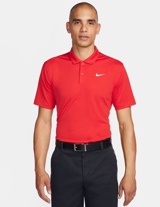 $50 Nike Men's Dri-FIT Golf Polo Shirt - Red - Medium- New Tags