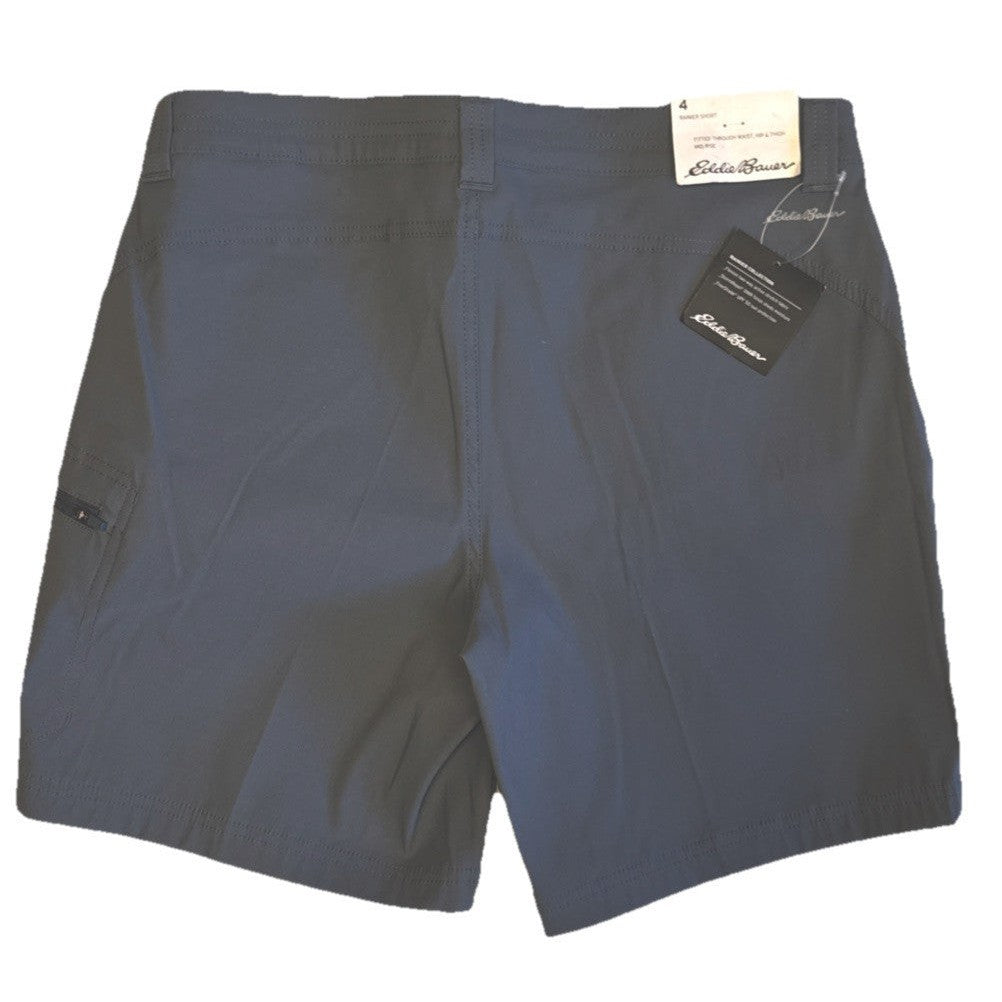 $60 Eddie Bauer Women’s Rainier Waterproof Active Shorts -Graphite- Size: 4-New