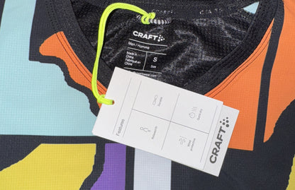 Craft Men’s Adv Bike Offroad SS Tee Shirt - Multicolor- Small
