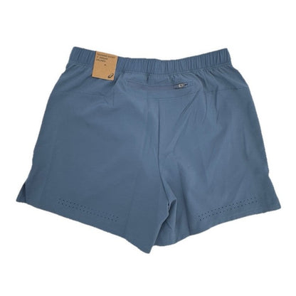 ASICS Men’s Athletic 5" Woven Unlined Shorts -Arctic Blue - Size: Large  -New