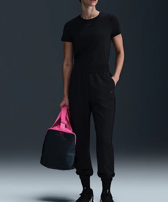 $65 NIKE Women's dri-FIT High Waisted 7/8 Joggers HJ1050-010 - Black-Large-New