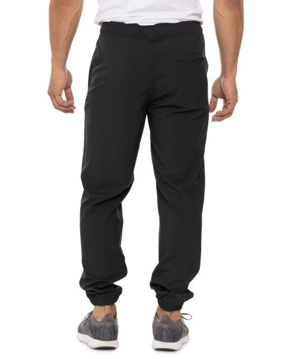 $80 RVCA Men’s Kevin EW Pants Jogger- Elastic Waist Stretch- Black - Medium -NEW
