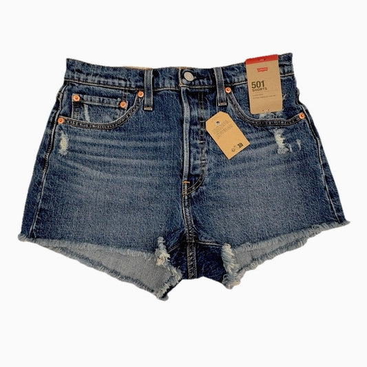 $59 Levi’s Women’s 501 Original Jean Shorts Button Fly - Personal Pair- Size 28
