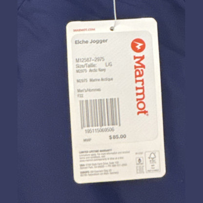 $85 Marmot Men’s Elche Jogger - Arctic Navy- Large - New