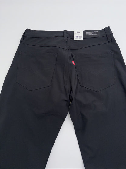$70 Levi's Men's 511 Slim Tech Pants Stretch A92130010- Black- 31W 32L - New Tag