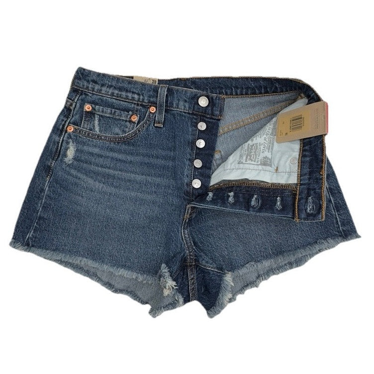 $59 Levi’s Women’s 501 Original Jean Shorts Button Fly - Personal Pair- Size 28