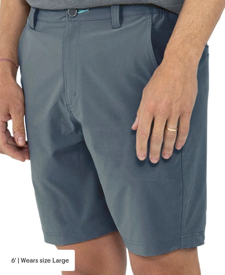 $68 Free Fly Men's Utility Short II - 7.5" - Blue Dusk -2XLarge- New Tag