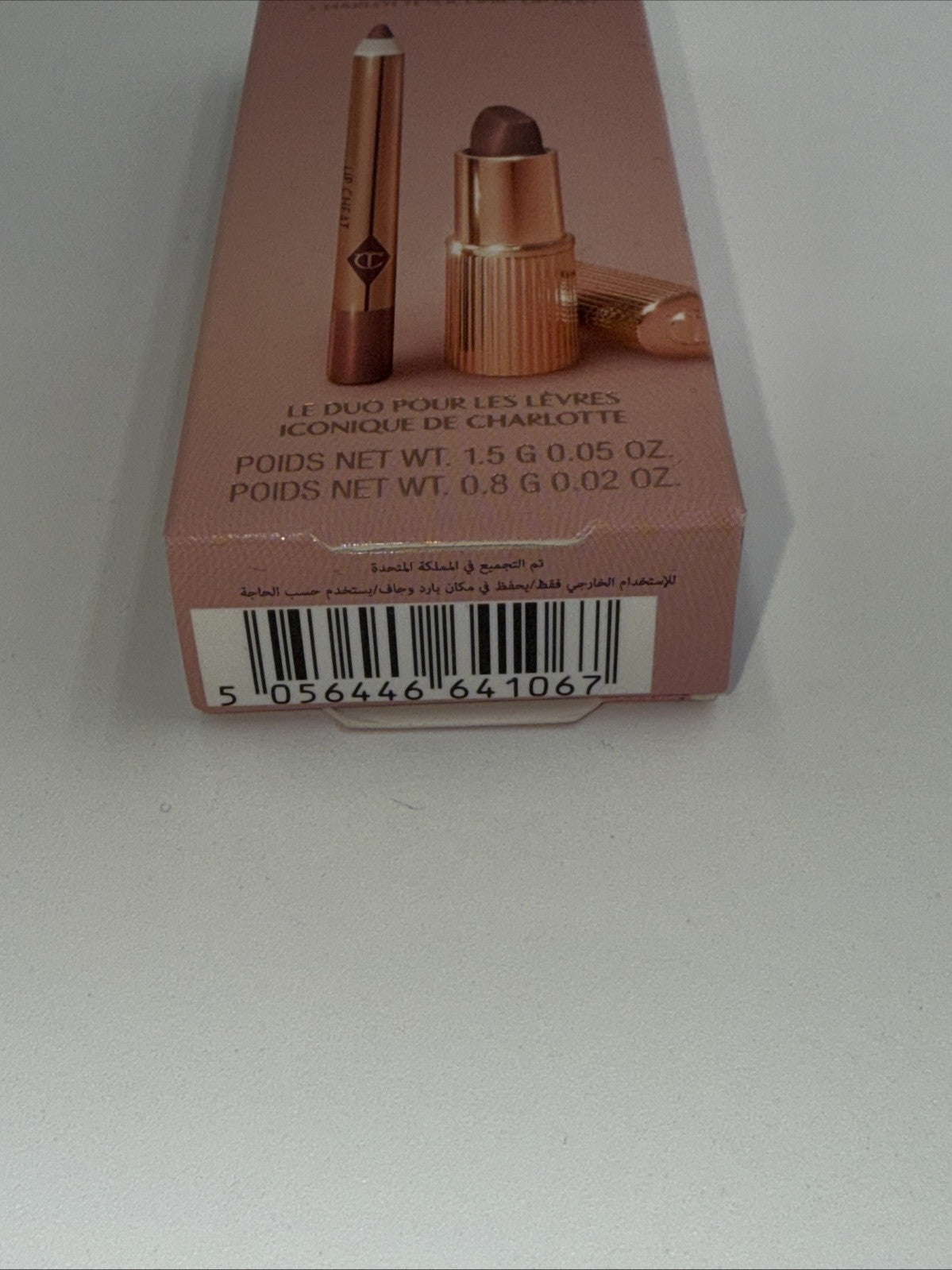 Charlotte Tilbury Mini Pillow Talk Duo Lip Kit Pillow Talk *Medium* -Travel Size