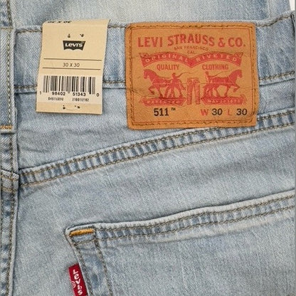 $69 Levi’s Men’s 511 SlimFit Lightweight Stretch Jeans - Open Doors-  30W x 30L