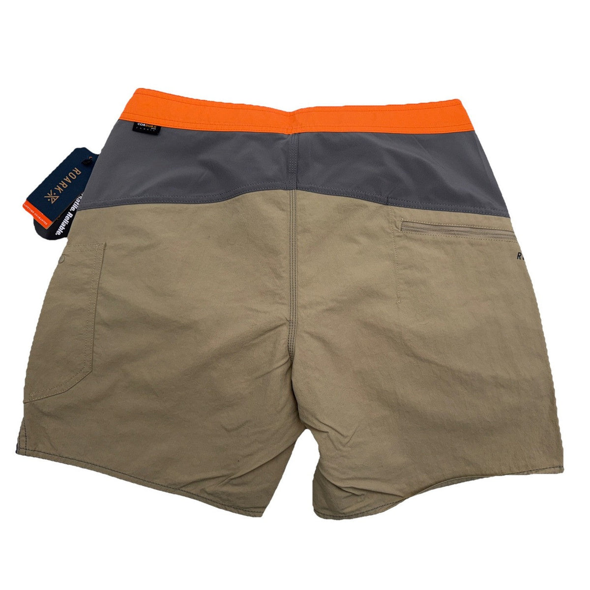 $85 Roark Men’s Boatman Boardshorts 17" Shorts- Grey Multi- Size: 31W-NEW