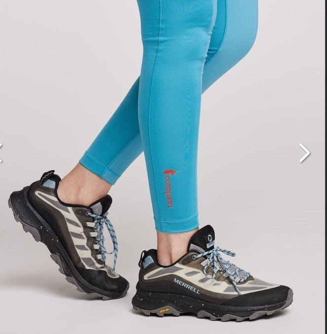$115 Cotopaxi Women’s Verso Hike Tights Workout - Poolside Blue- Medium- New