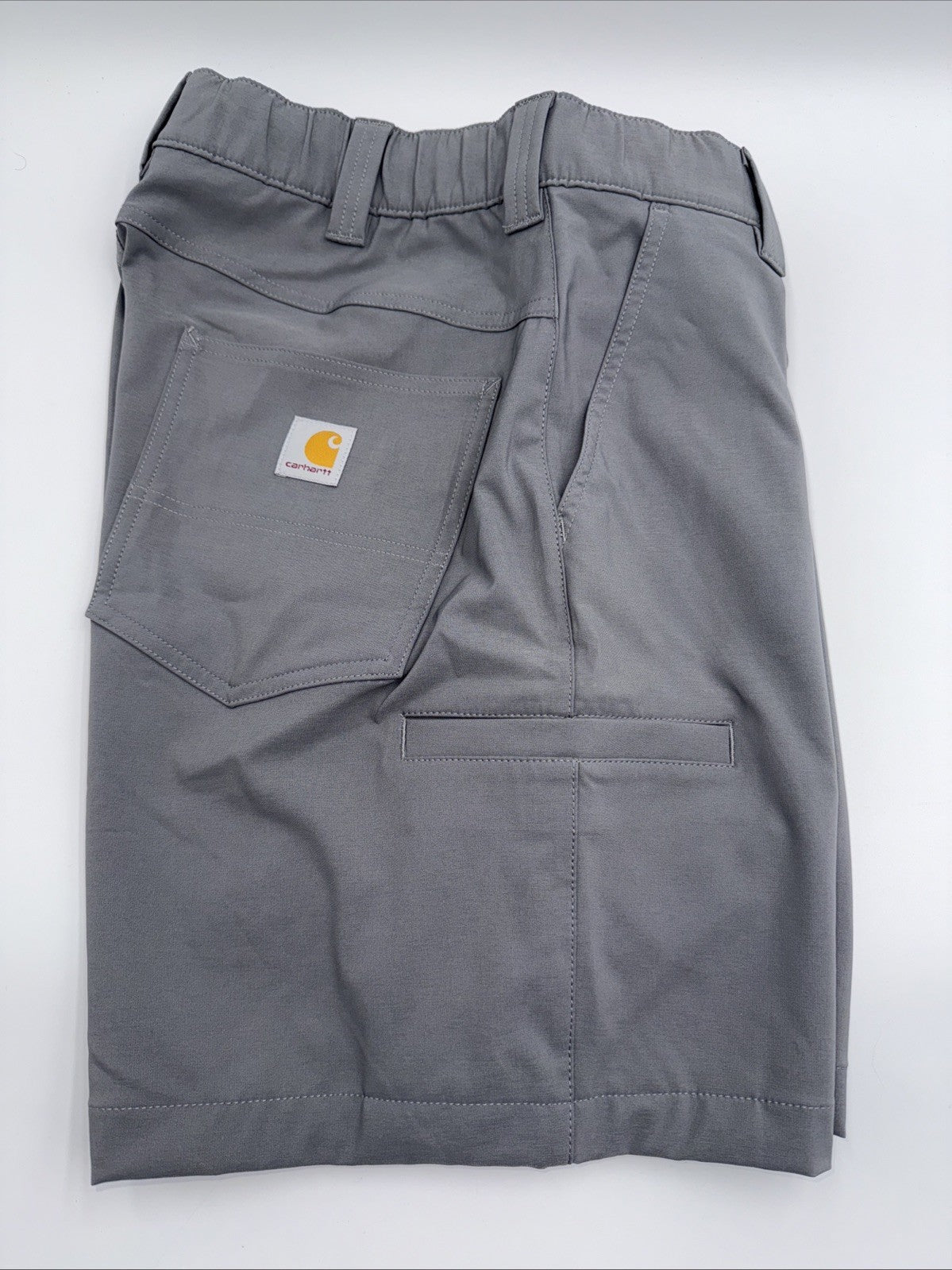 Carhartt Men's Force Sun Defender Relaxed Fit Lightweight Shorts-Grey-Medium-New