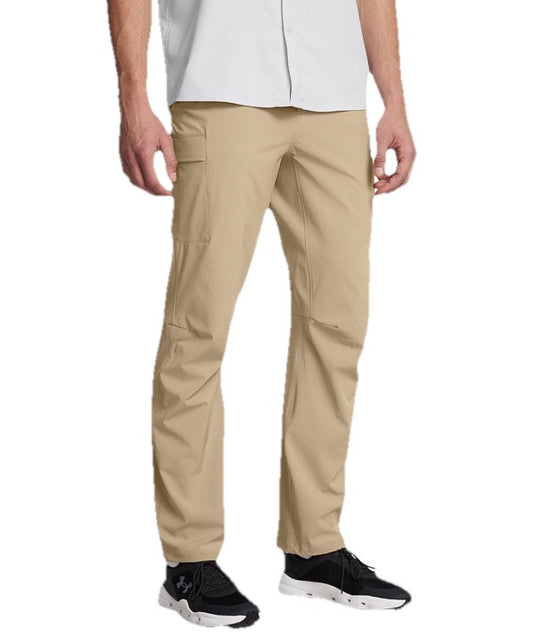 $75 Under Armour Men's Mantra Cargo Pants-  Beige - Size: 34W 32L - New Tags