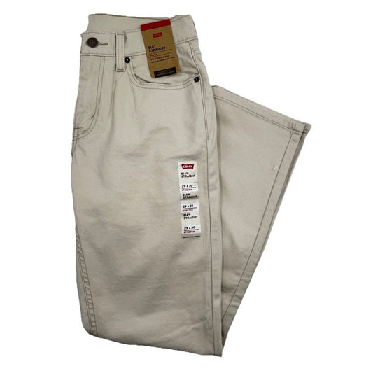 Levi's Men’s 514 Straight Fit Twill Pants-Pumice Stone-29W 30L