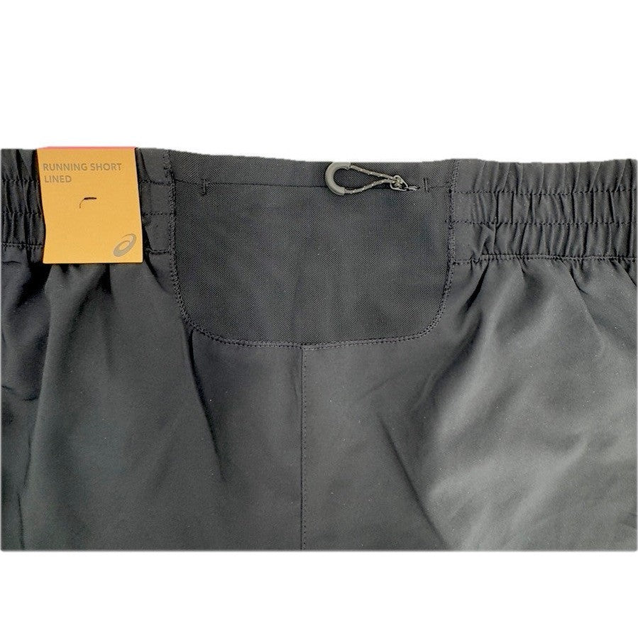 ASICS Women’s 4” Lined Running Short W/Mesh Pocket - Black- Large
