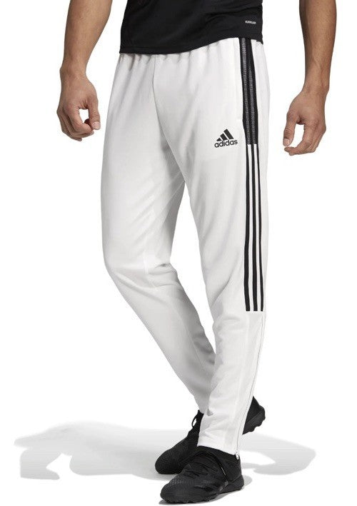 $50 Adidas Men's Tiro 21 Track Training Pants- GN5489- White Black- Small