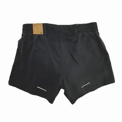 ASICS Women’s 4” Lined Running Short W/Mesh Pocket - Black- Large