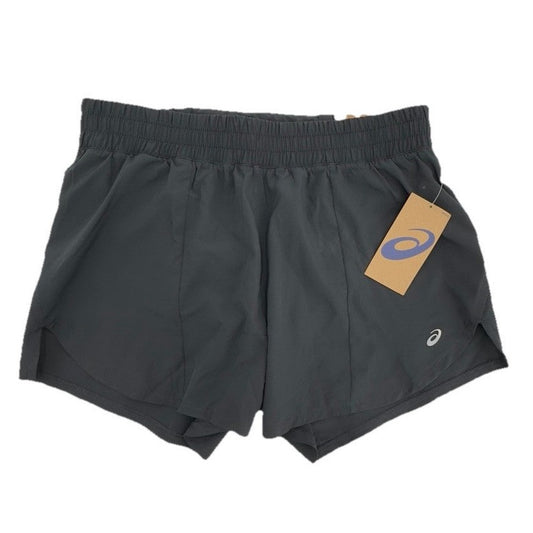ASICS Women’s 4” Lined Running Short W/Mesh Pocket - Black- Medium