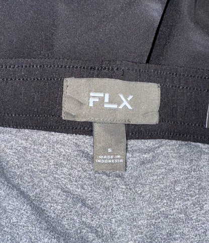 FLX Men’s 7” Dynamic Stretch Lined Training Shorts - Black Size: Small - New