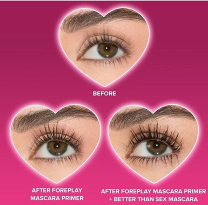 Too Faced Foreplay & Better Than Sex Duo | Long Lasting + Volumizing, 0.27 Fl...
