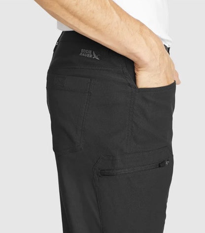 $70 Eddie Bauer Men’s Rainier Hiking Pants -Black- Size: 32W 32L -New Tag