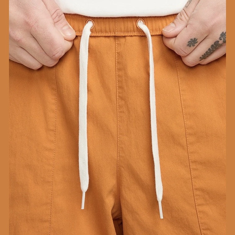 $85 Nike Men’s Life Woven Camp Shorts Monarch  FN3216-815- Orange- Medium - New