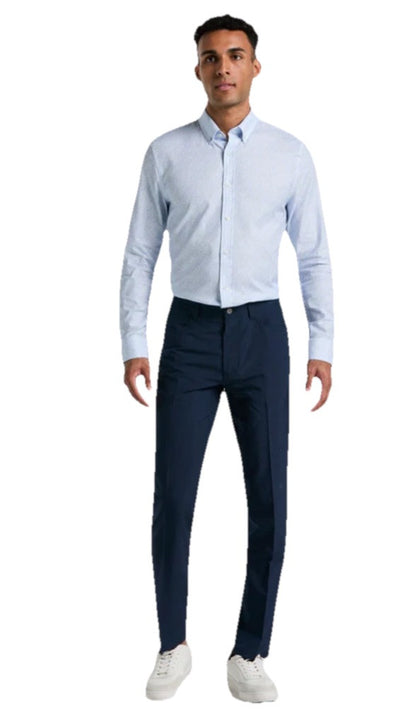 $85 Original Penguin Men’s Tech 5 Pocket Golf Trousers- Black Iris -Size 32W 32L