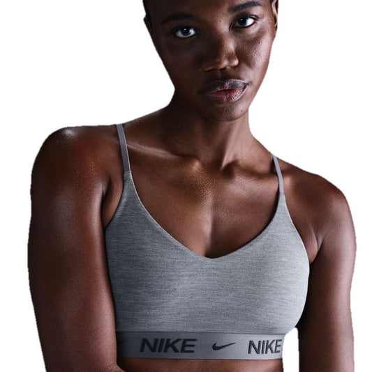 Nike Indy Women’s Light Support Padded Sports Bra FD1062-Smoke Gray- Large
