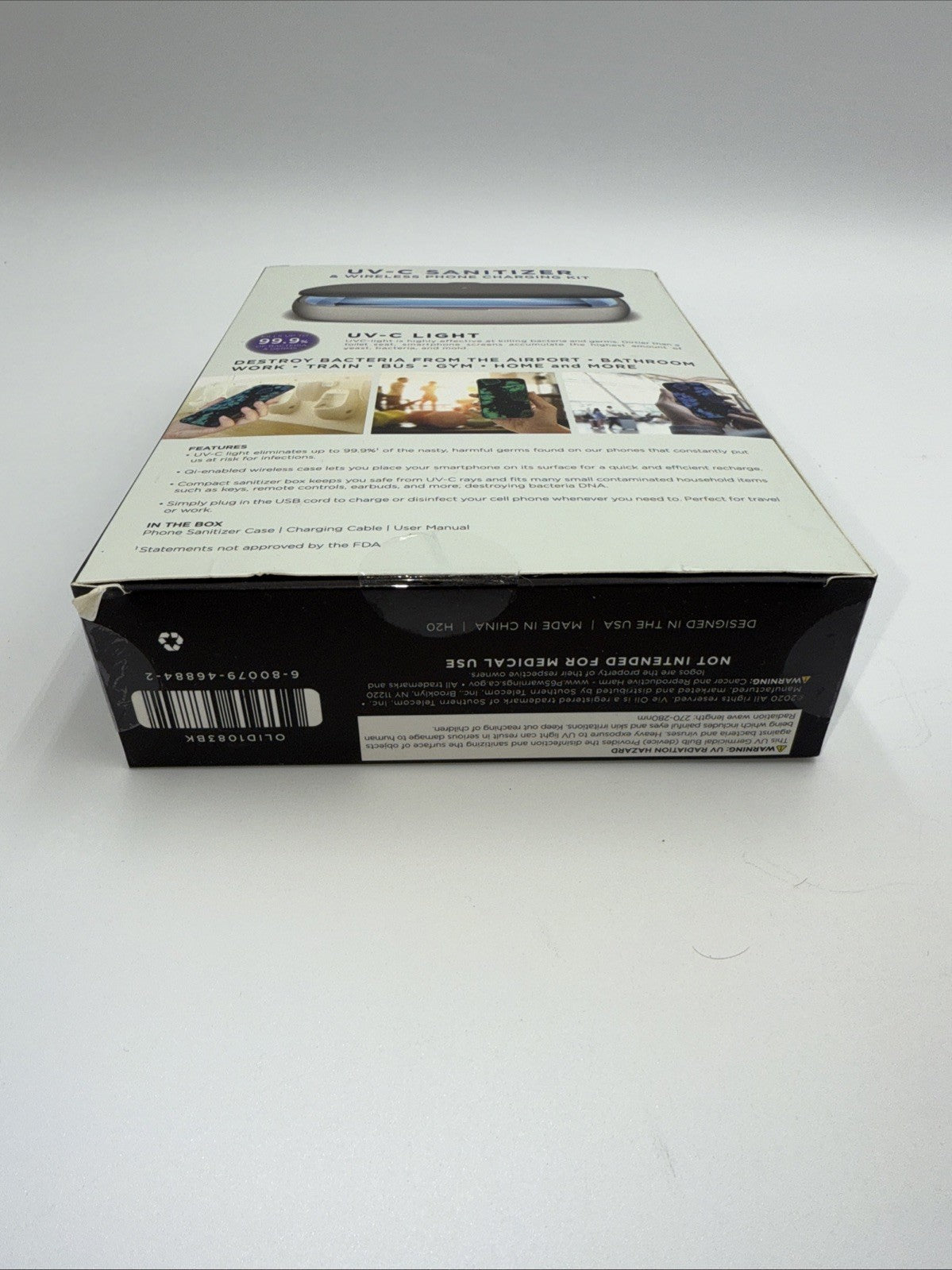 Southern Telecom~UV-C Sanitizer & Wireless Phone Charging Kit~ NEW in BOX/Manual