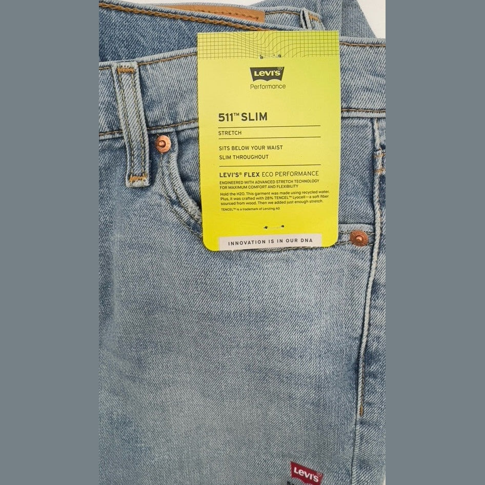 $69 Levi’s Men’s 511 SlimFit Stretch Jeans -Everyday Authentic-  29W x 30L
